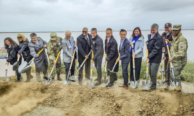 A South Bay Levee Breaks Ground, And Records