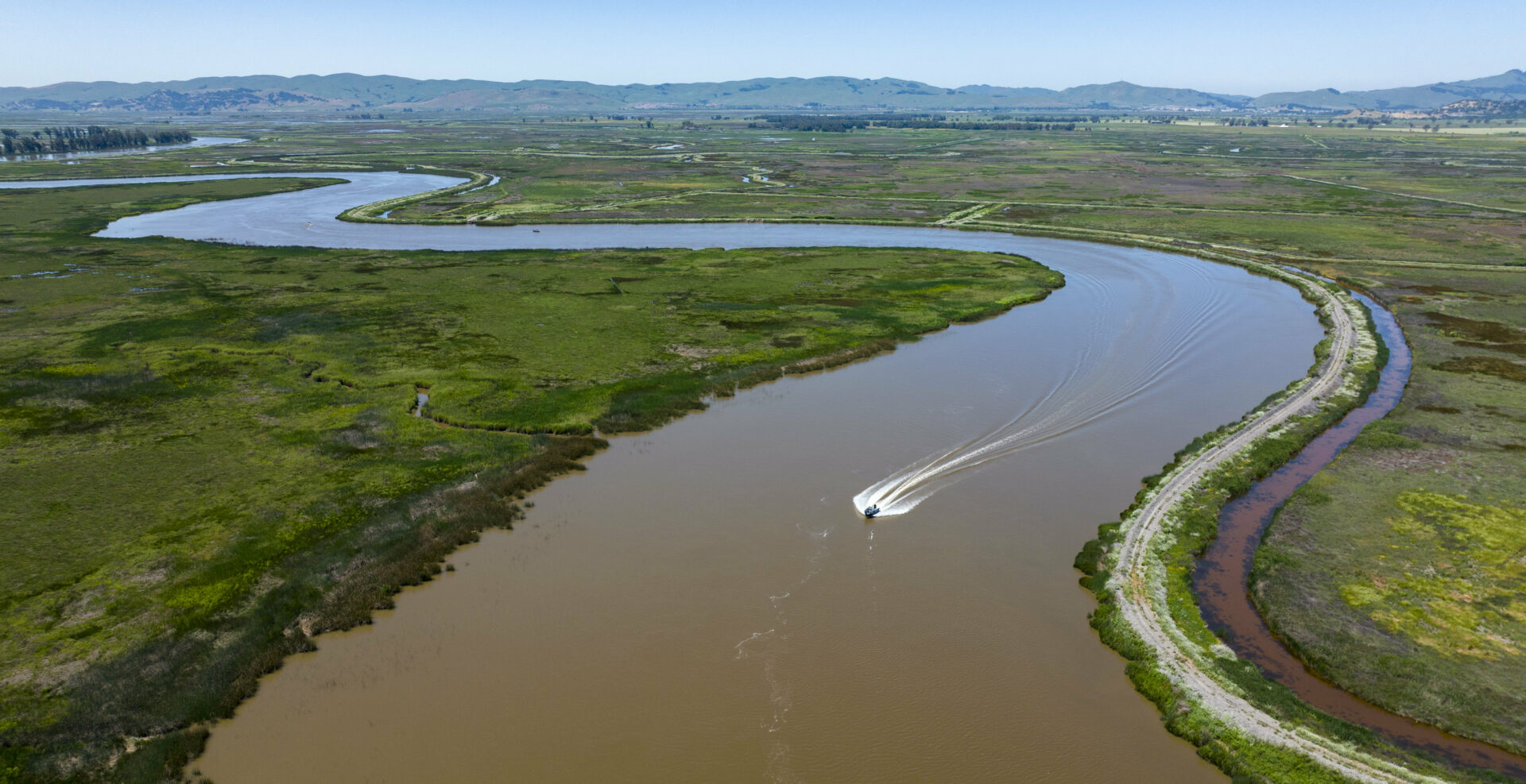 Suisun Marsh currently protects a resilience hot spot, as identified in this new Greenbelt Alliance case study. Photo: Karl Nielson.