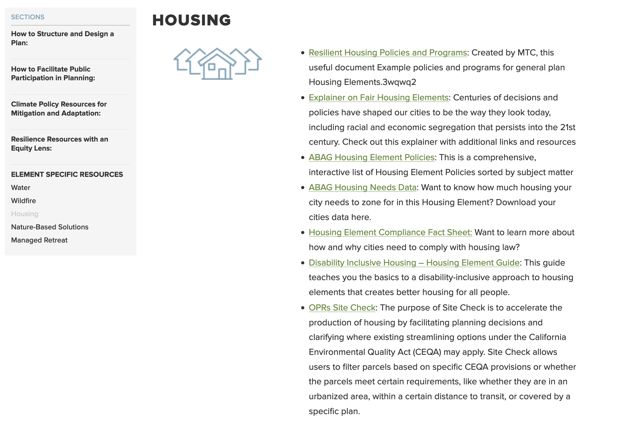 sample from Greenbelt Alliance Resilience Playbook