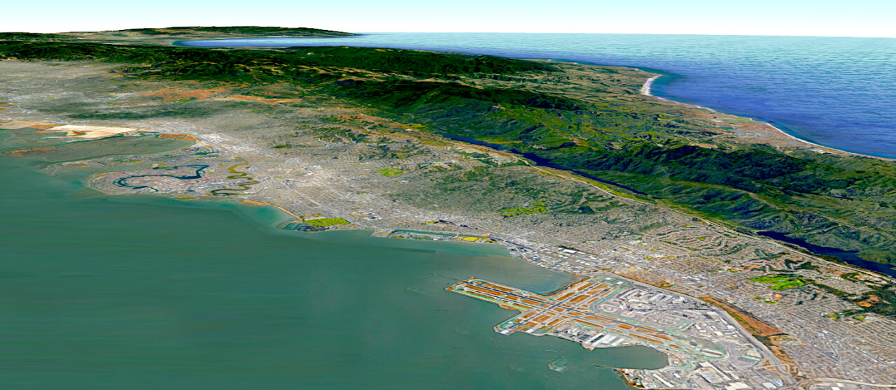 San Mateo County aerial photo