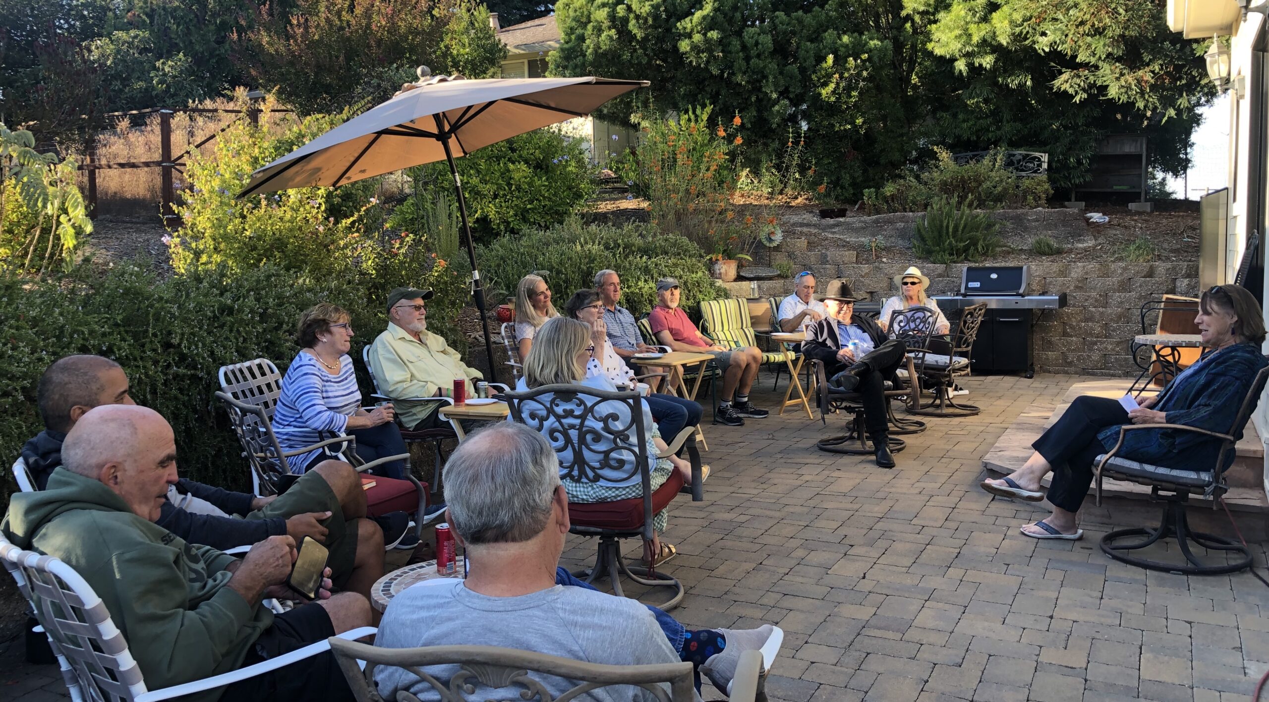 Cool Block meeting about how to improve building resilience in Petaluma. Photo: Natasha Juliana.