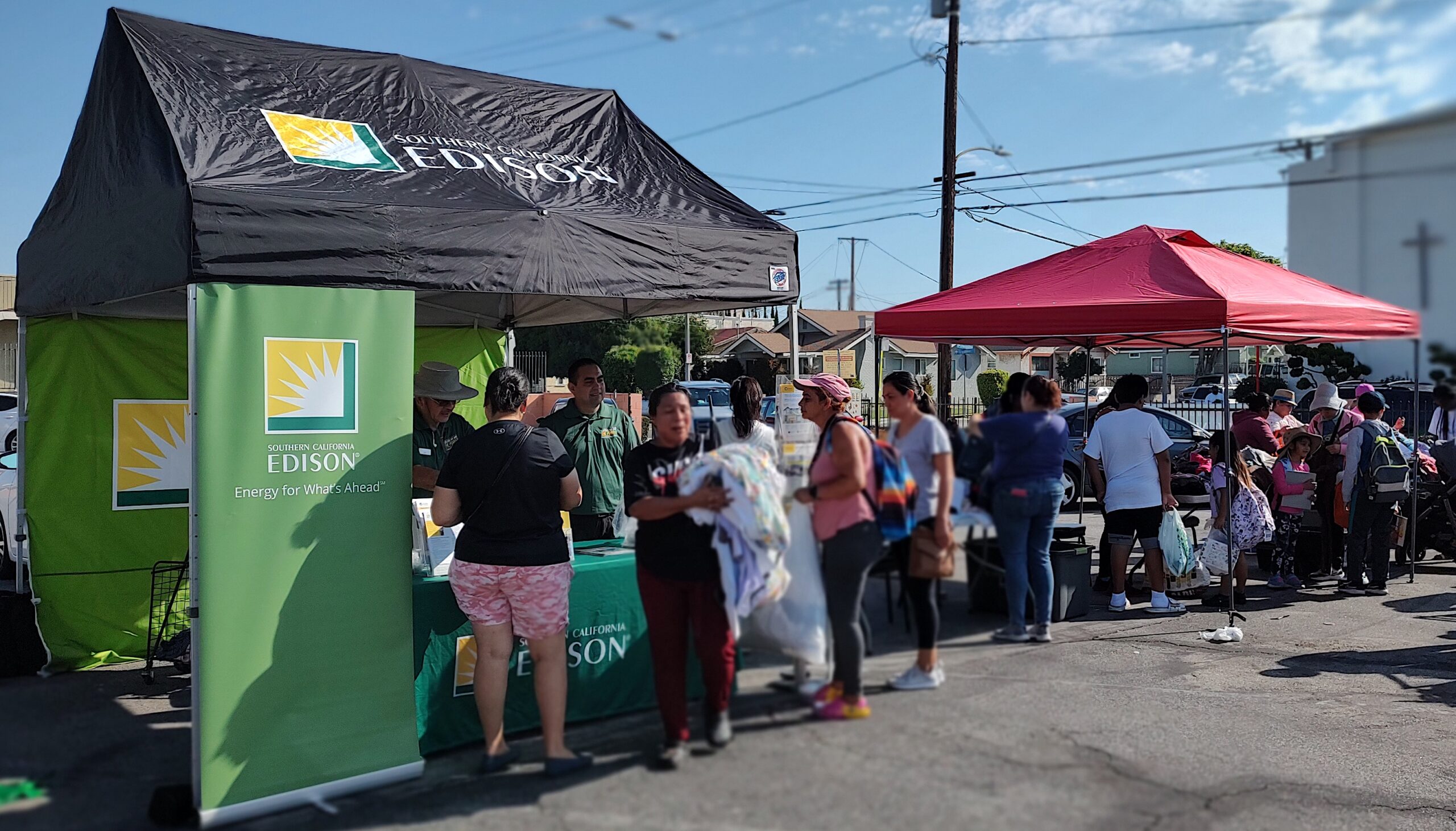 Members of Jackson’s congregation engage in energy education. Photo: Village Solutions.