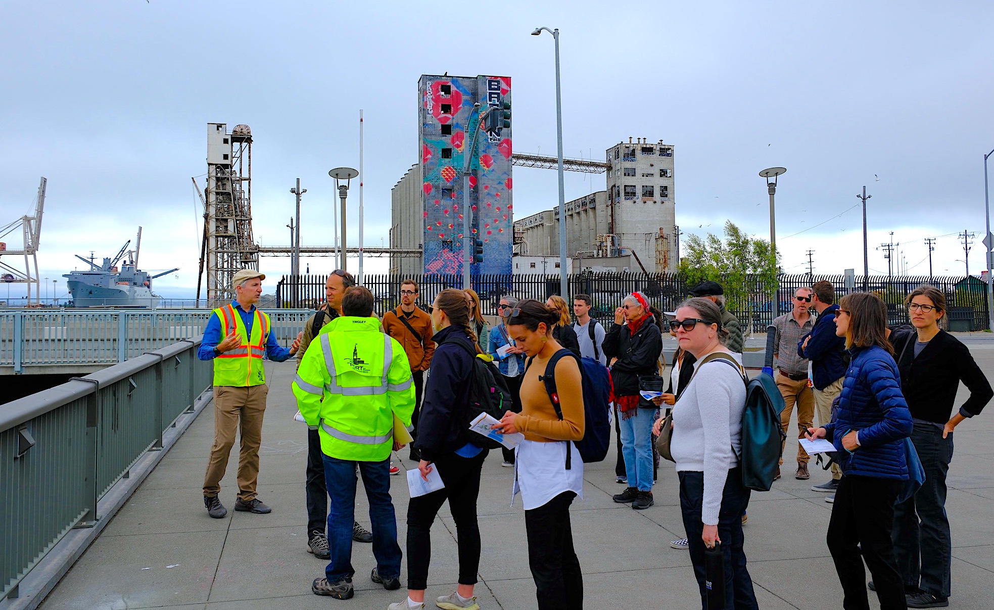 Walking tour of Islais Creek flood zone