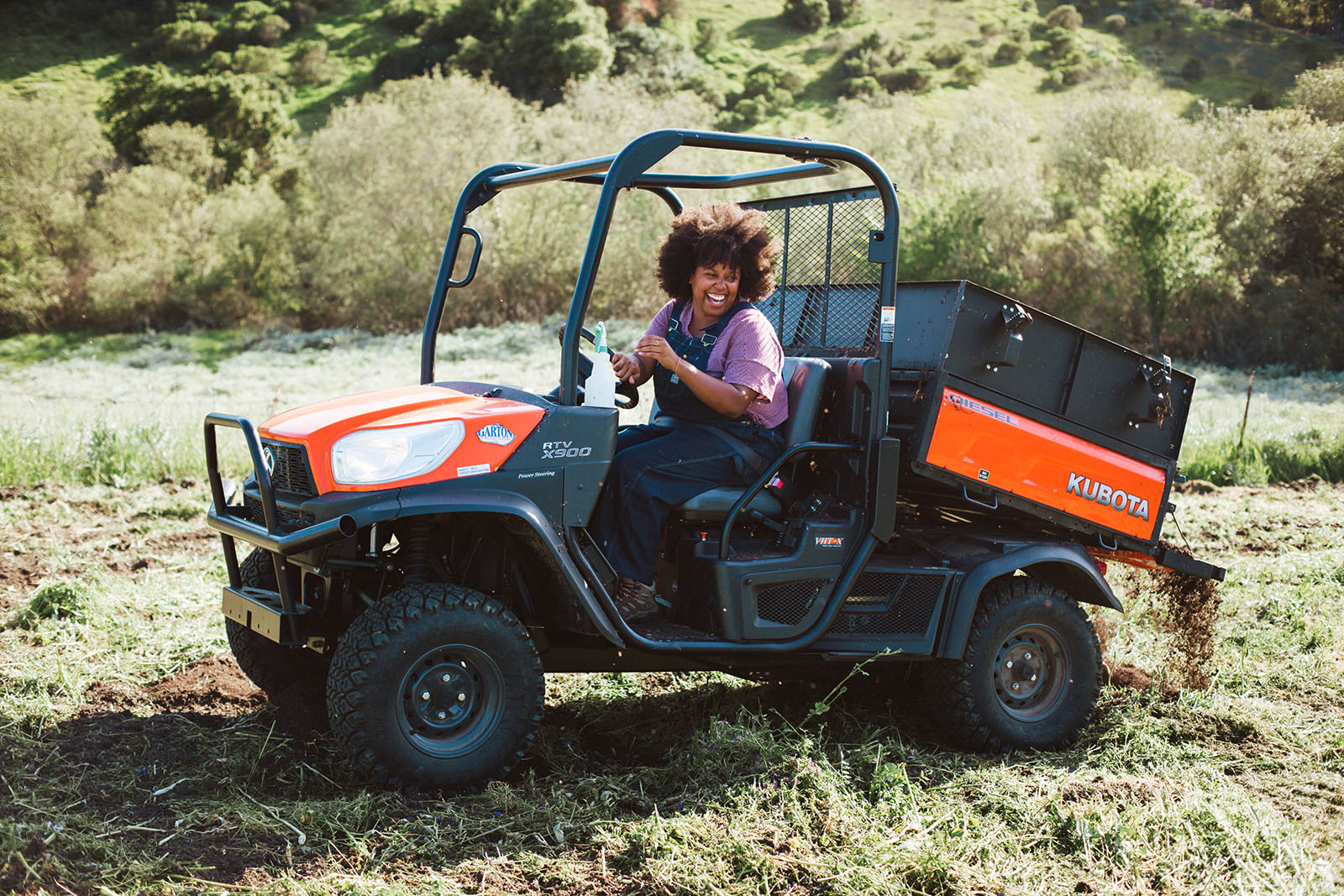 Collective member Jeneba Kilgore at work. Photo: Brooke Porter