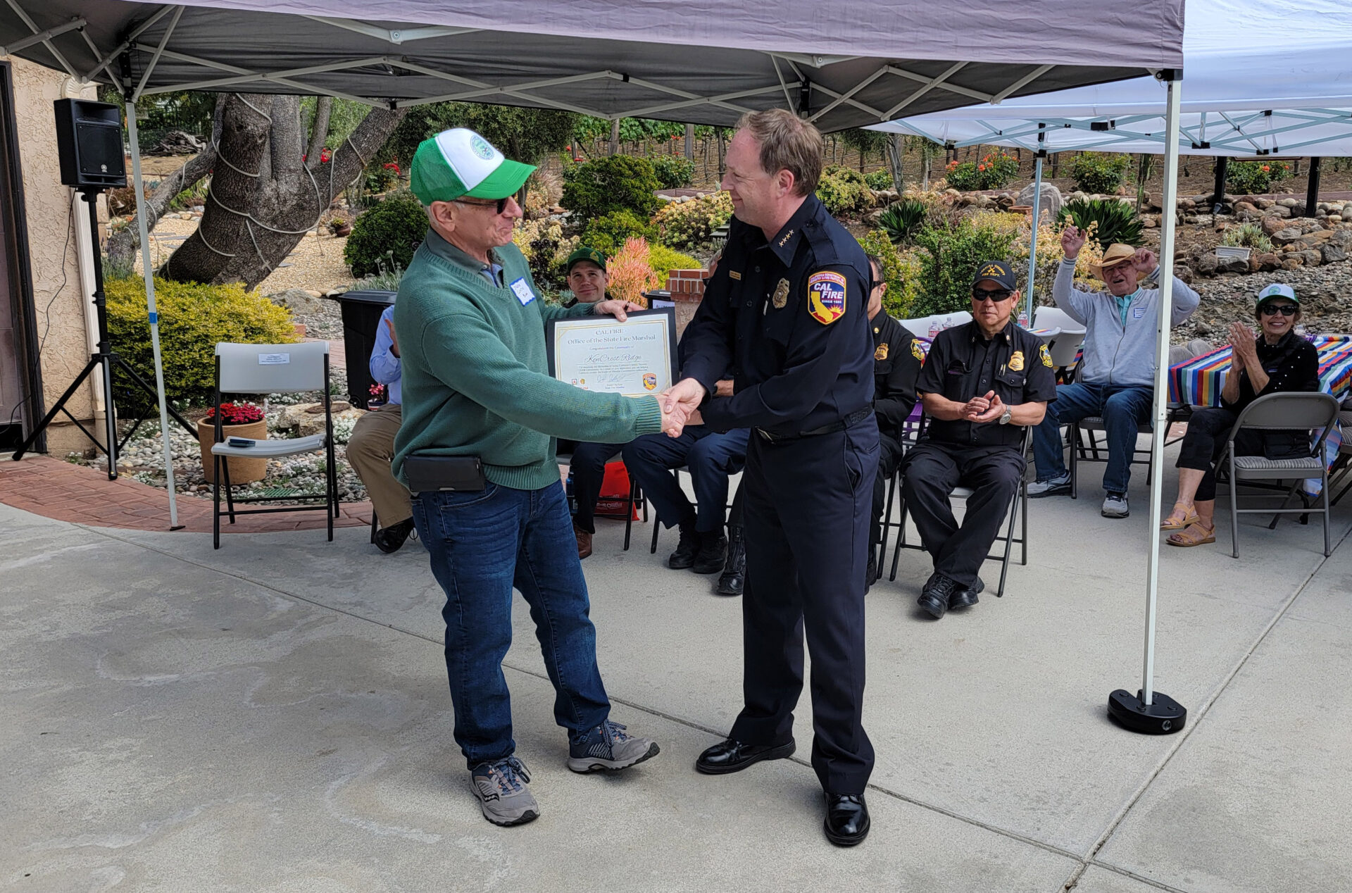 In May 2024, KenCrest Ridge community in Ventura County became California’s 800th Firewise USA community. Photo: CalFIRE<br />
