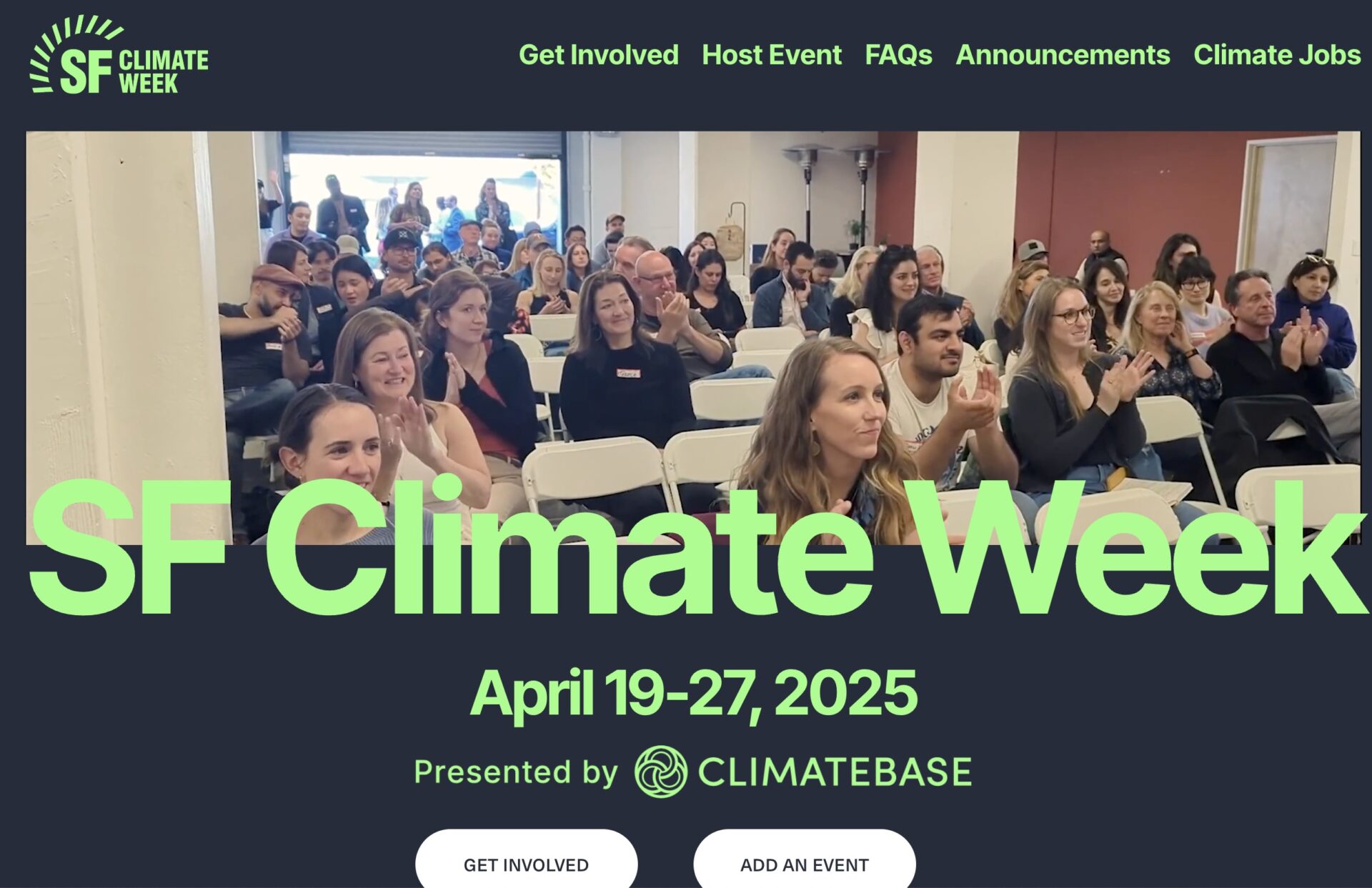 Climate week event.